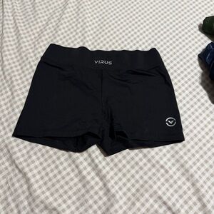 Virus Jet Black Performance Shorts